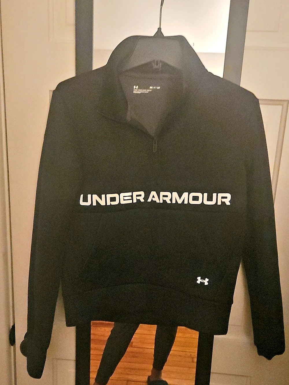 Under Armour Icon Fleece Oversized Half-Zip Pullover Black